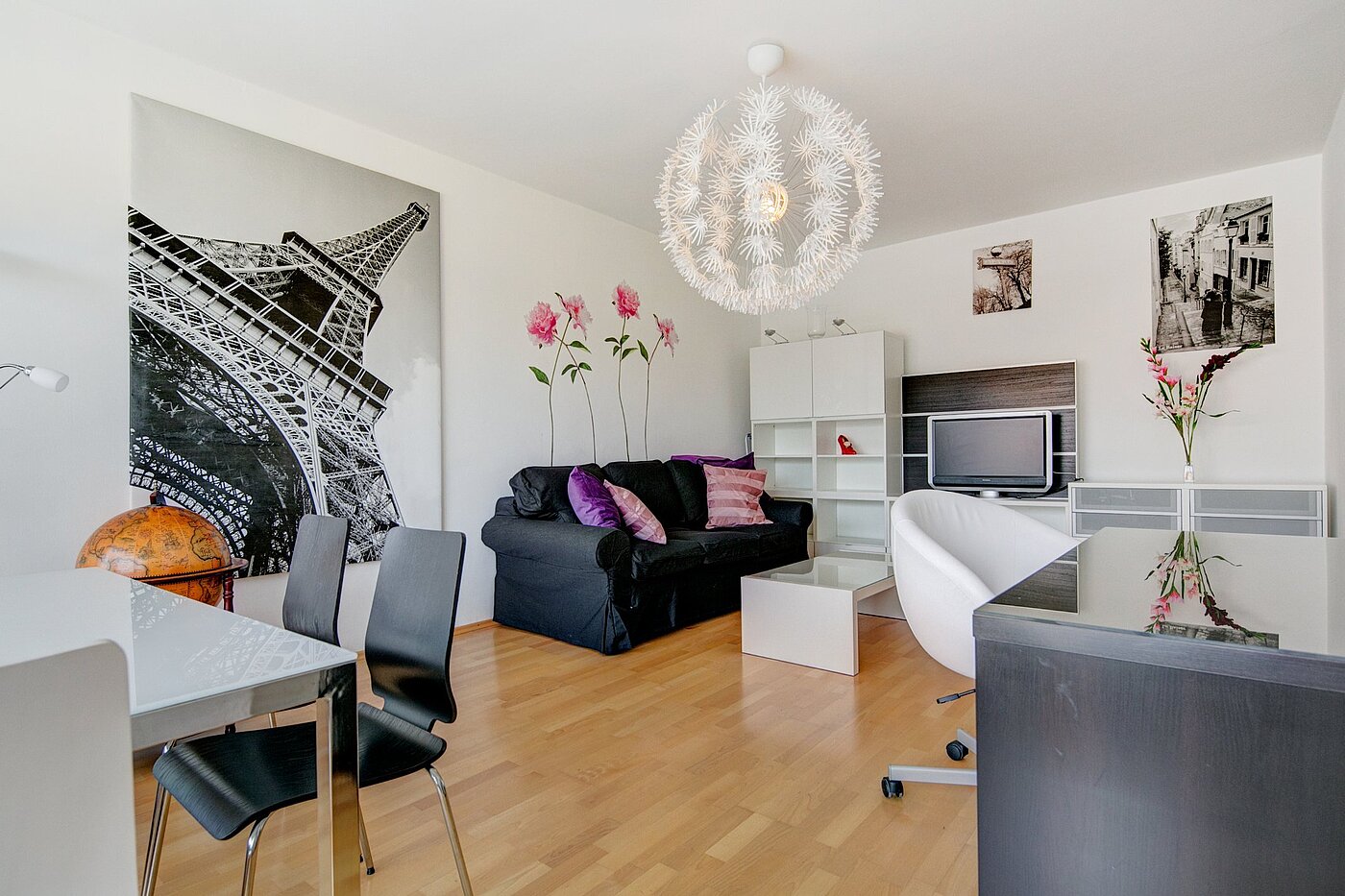 Appartement avec 2 pièces | München-Laim | 1909ML3 | Großes Wohnzimmer