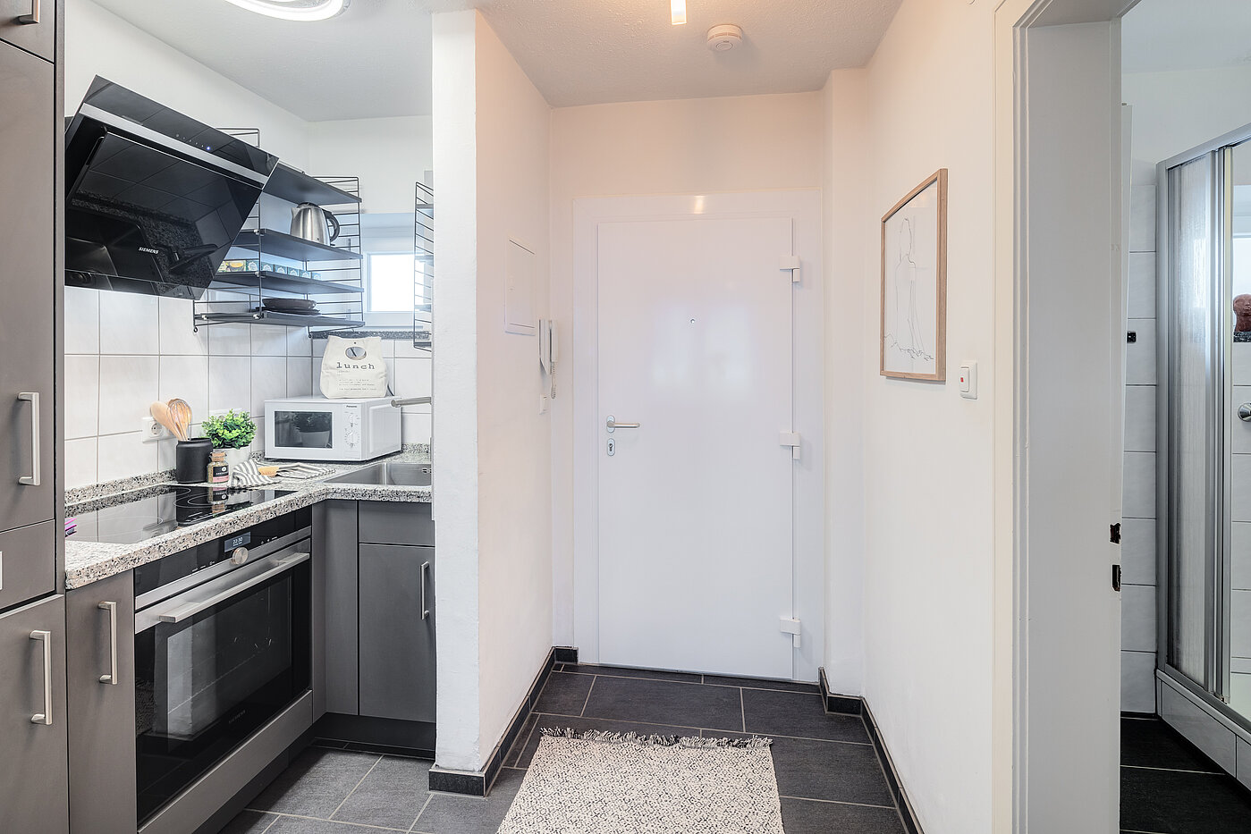 Apartment avec 1 pièce | München-Schwabing | 70211 | Eingangsbereich mit...