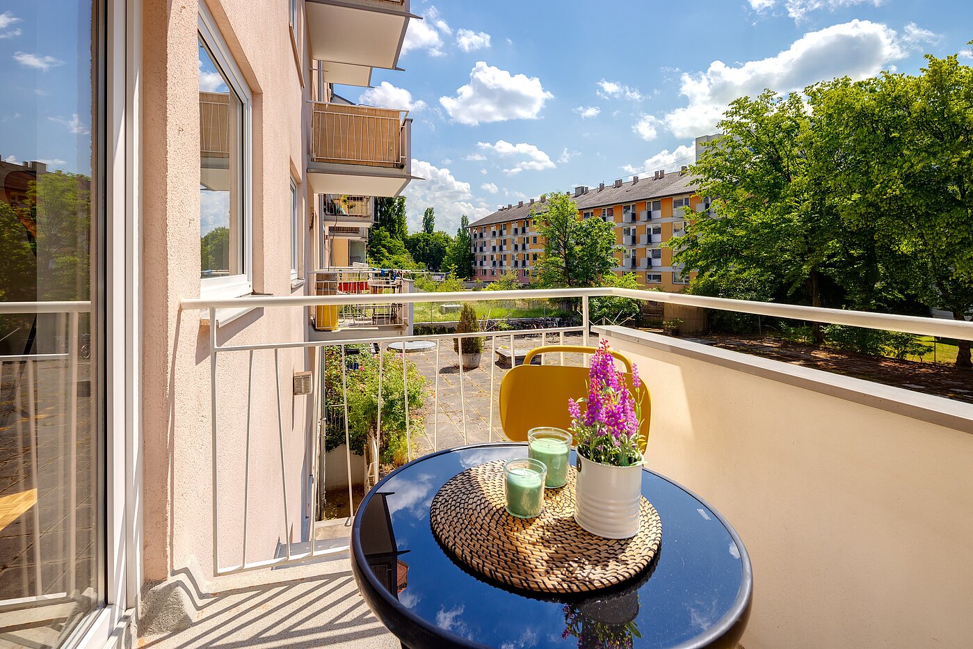 Appartement avec 3 pièces | München-Obergiesing | 70028 | Gemütlicher West-Balkon mit...