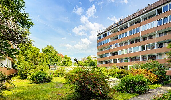 Appartement avec 1 pièce | München-Neuhausen | 702271 | Gartenansicht