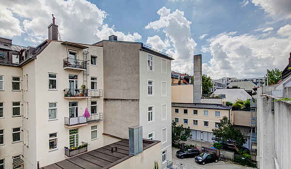 Apartment avec 1 pièce | München-Maxvorstadt | 70448 | Rückgebäude