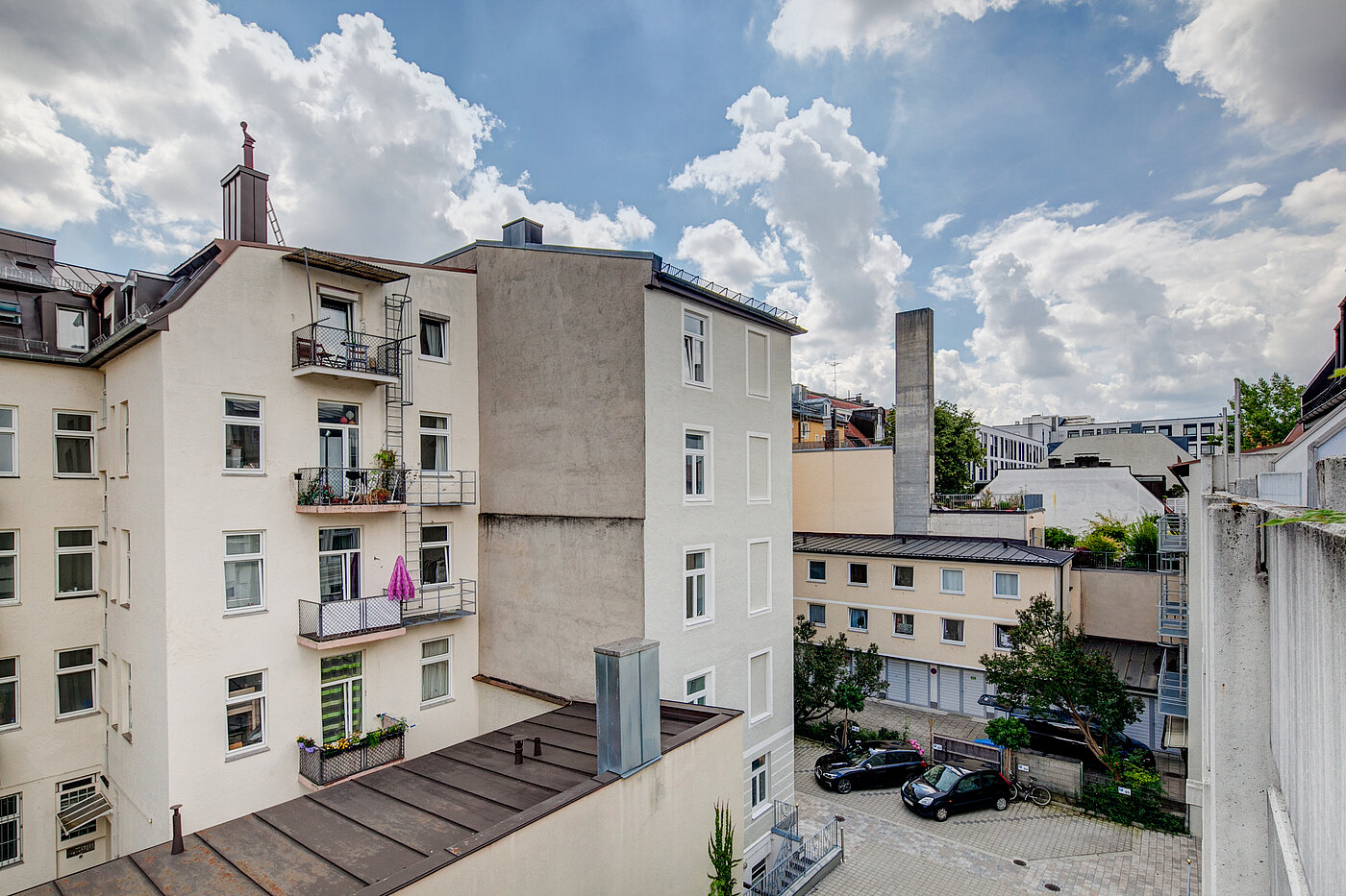 Apartment avec 1 pièce | München-Maxvorstadt | 70448 | Rückgebäude
