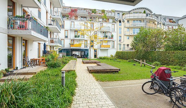 Rez-de-chaussée surélevé avec 3 pièces | München-Sendling | 2009ML8 | Gepflegter Innenhof