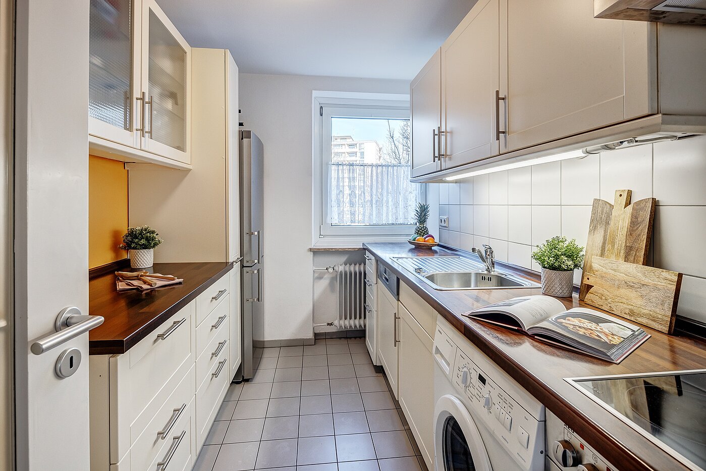 Appartement avec 3 pièces | München-Bogenhausen | 2112ML3 | Küche mit Fenster