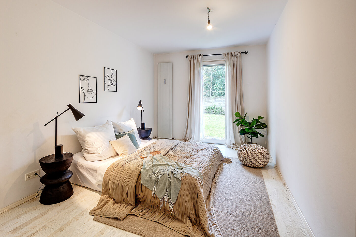 Appartement au rez-de-chaussée avec 2.5 pièces | 70018 | ...Ausblick zum Garten