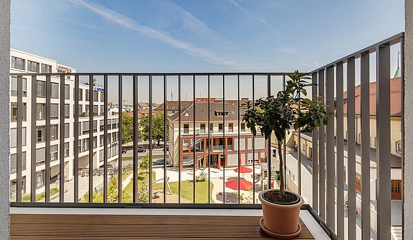 Appartement avec 2 pièces | München-Maxvorstadt | 70023 | Balkon mit Morgensonne
