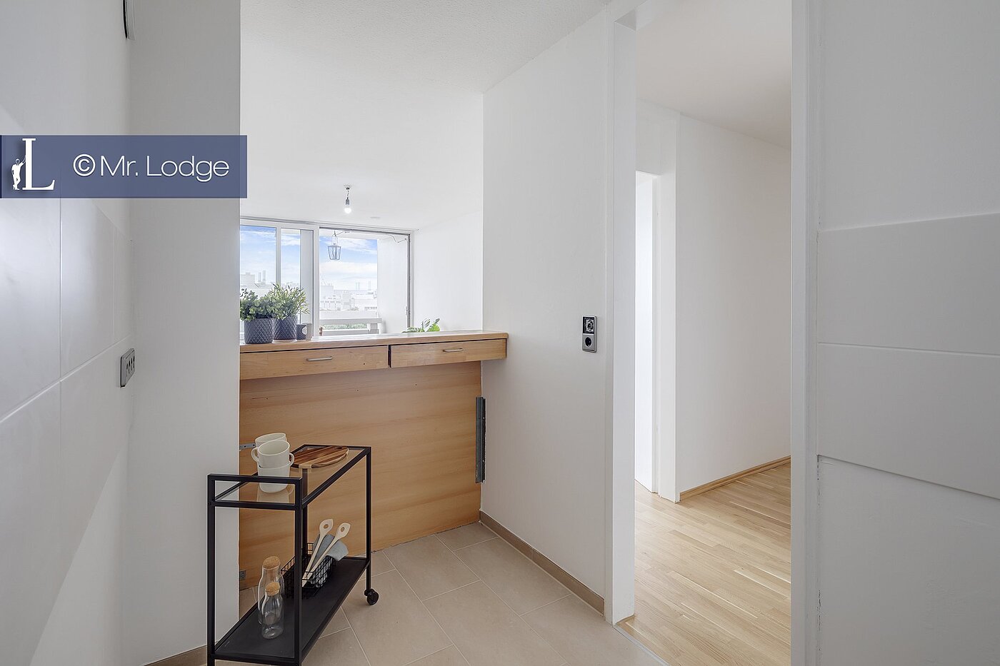 Appartement avec 3 pièces | München-Milbertshofen | 1905ML7 | Küche mit Theke