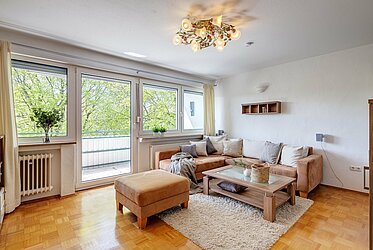 Ramersdorf: 2-Zimmer-Wohnung mit Südbalkon