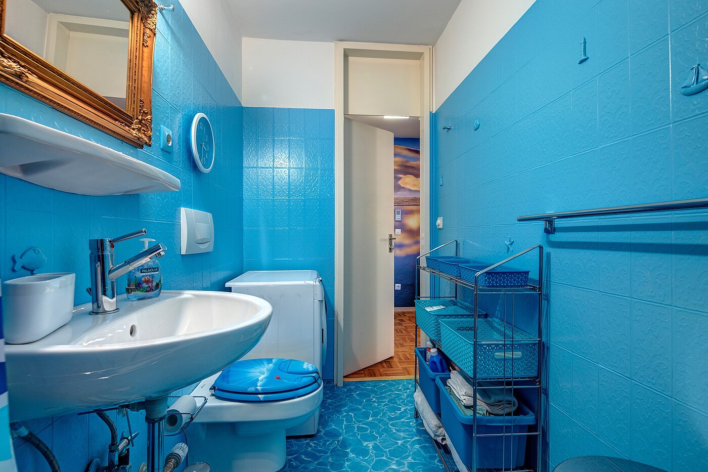 Appartement avec 1.5 pièces | München-Sendling-Westpark | 2207ML4 | Meerblaues Badezimmer...