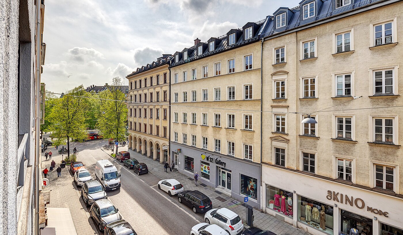 Apartment avec 1 pièce | München-Haidhausen | 70242 | Blick aus dem Fenster