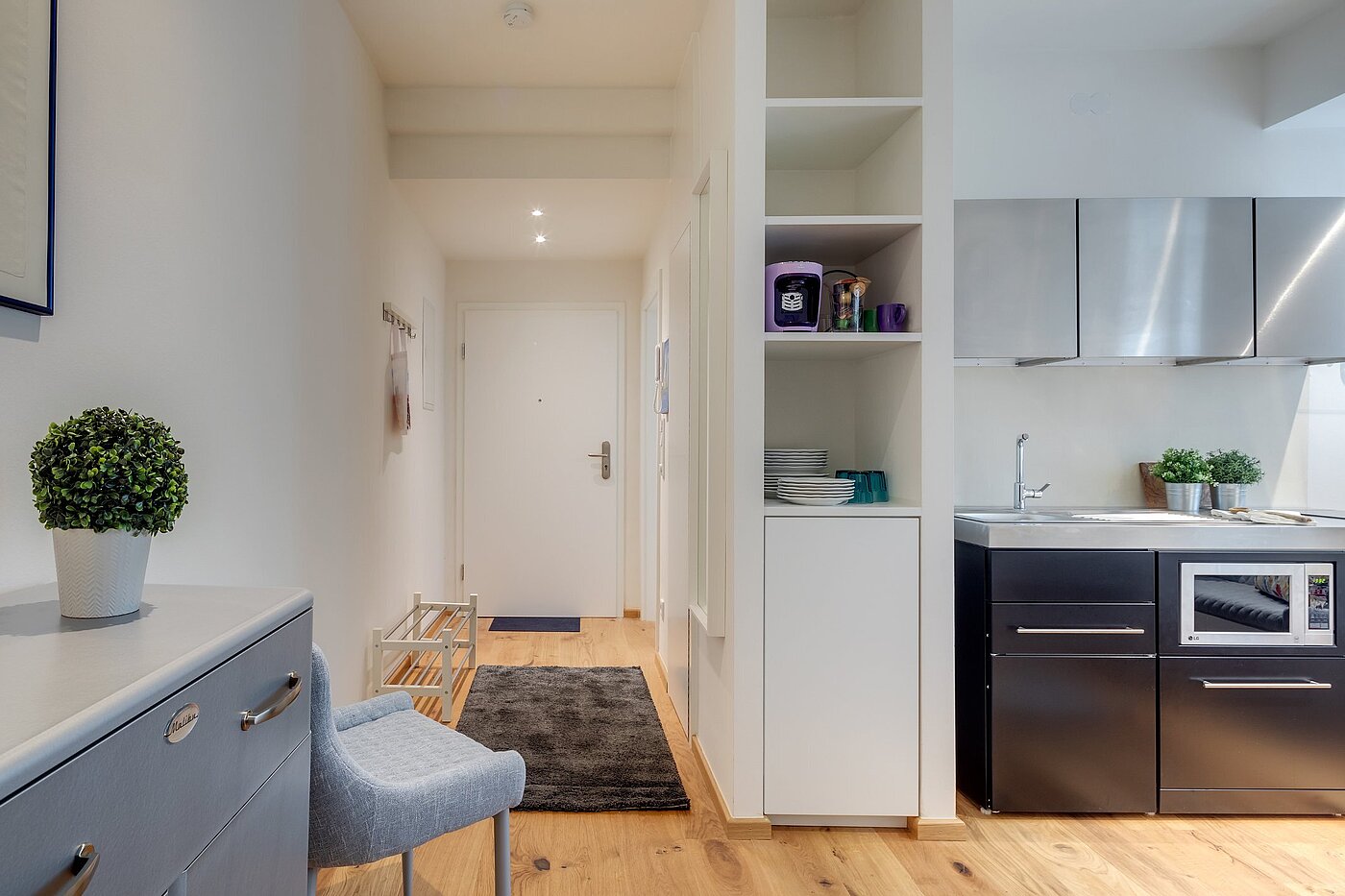 Appartement avec 2 pièces | München-Maxvorstadt | 2107ML5 | Offener Wohnbereich, Stauraum