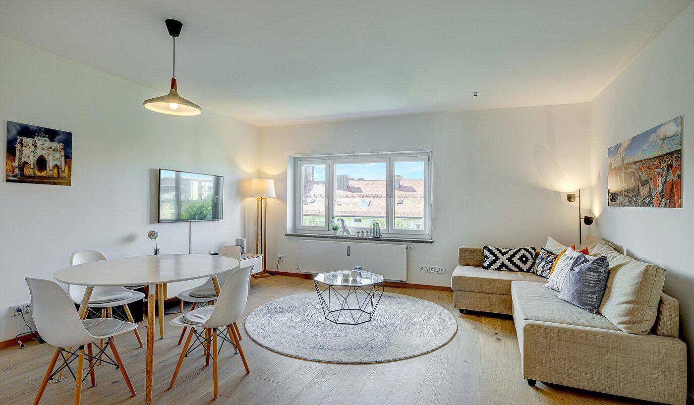 Apartment avec 1 pièce | München-Schwabing | 70198 | Hell und gemütlich