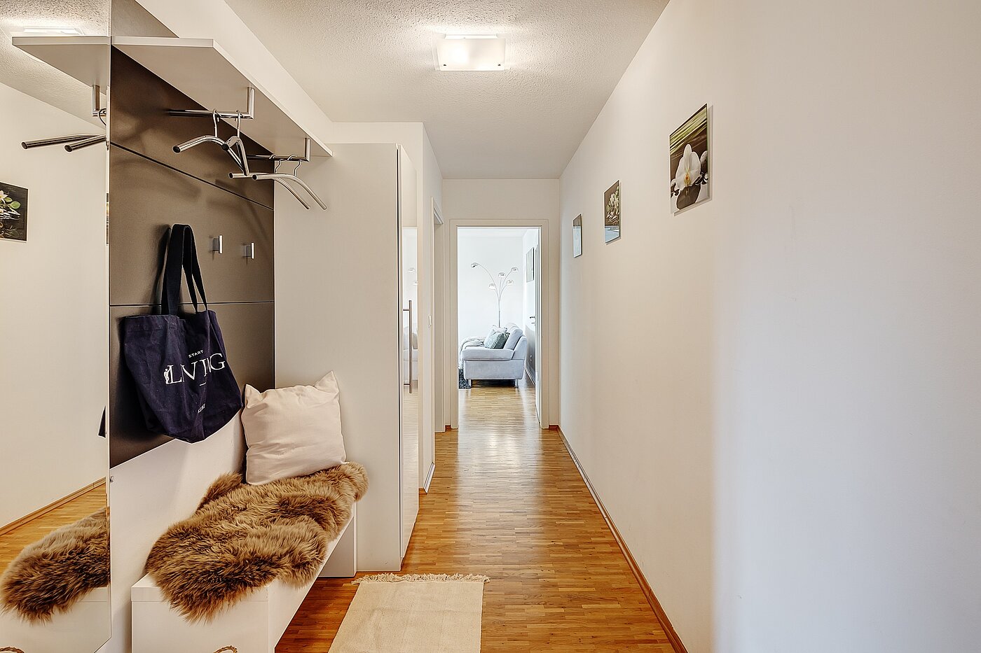 Appartement avec 3 pièces | München-Laim | 2206ML2 | Blick in Richtung Wohnzimmer