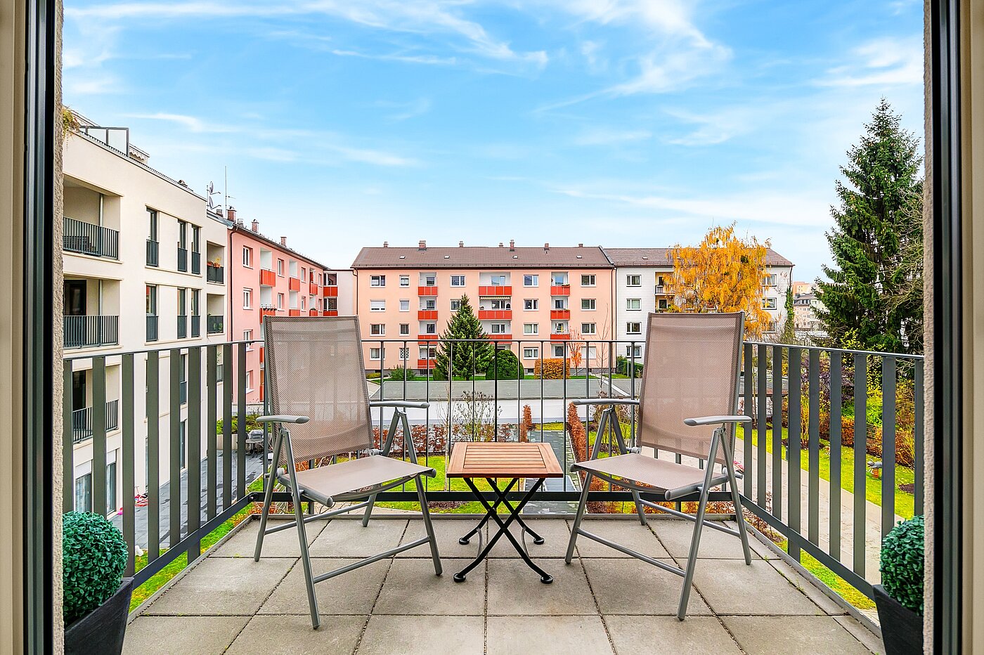 Appartement avec 3 pièces | München-Moosach | 70164 | ...und einem kleinen Balkon zum Innenhof