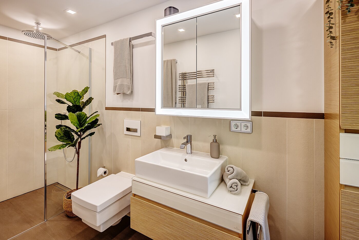 Maison d'angle mitoyenne avec 3 pièces | Kreuth | 70037 | ...mit Dusche