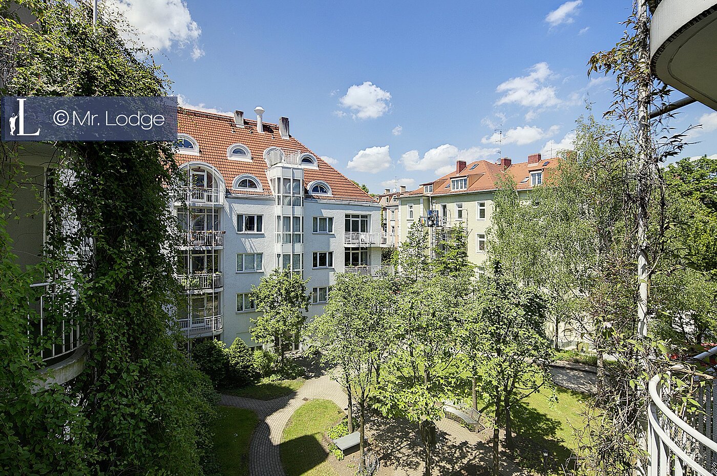 Appartement avec 2 pièces | München-Lehel | 1605ML6 | Begrünter Innenhof