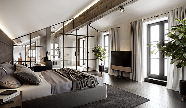 Propriété particulière avec 15 pièces | Bad Wiessee | 701592 | Landhaus Master Bedroom