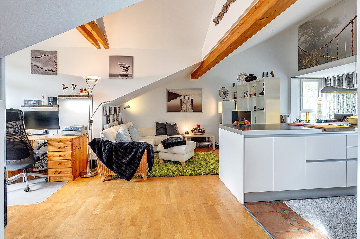 Appartement avec 2.5 pièces | Eching | 70100 | Offener Wohnbereich