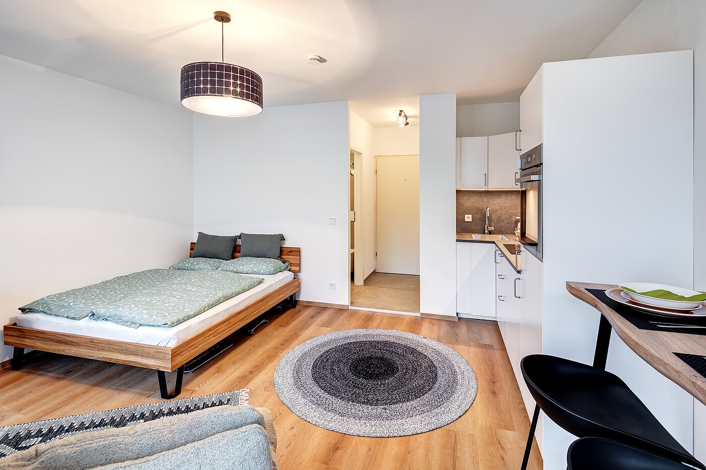 Apartment avec 1 pièce | München-Pasing | 70302 | Wohn- und Schlafbereich