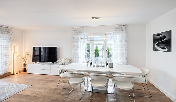 Penthouse avec 3 pièces | München-Riem | 70468 | ...Essbereich mit...