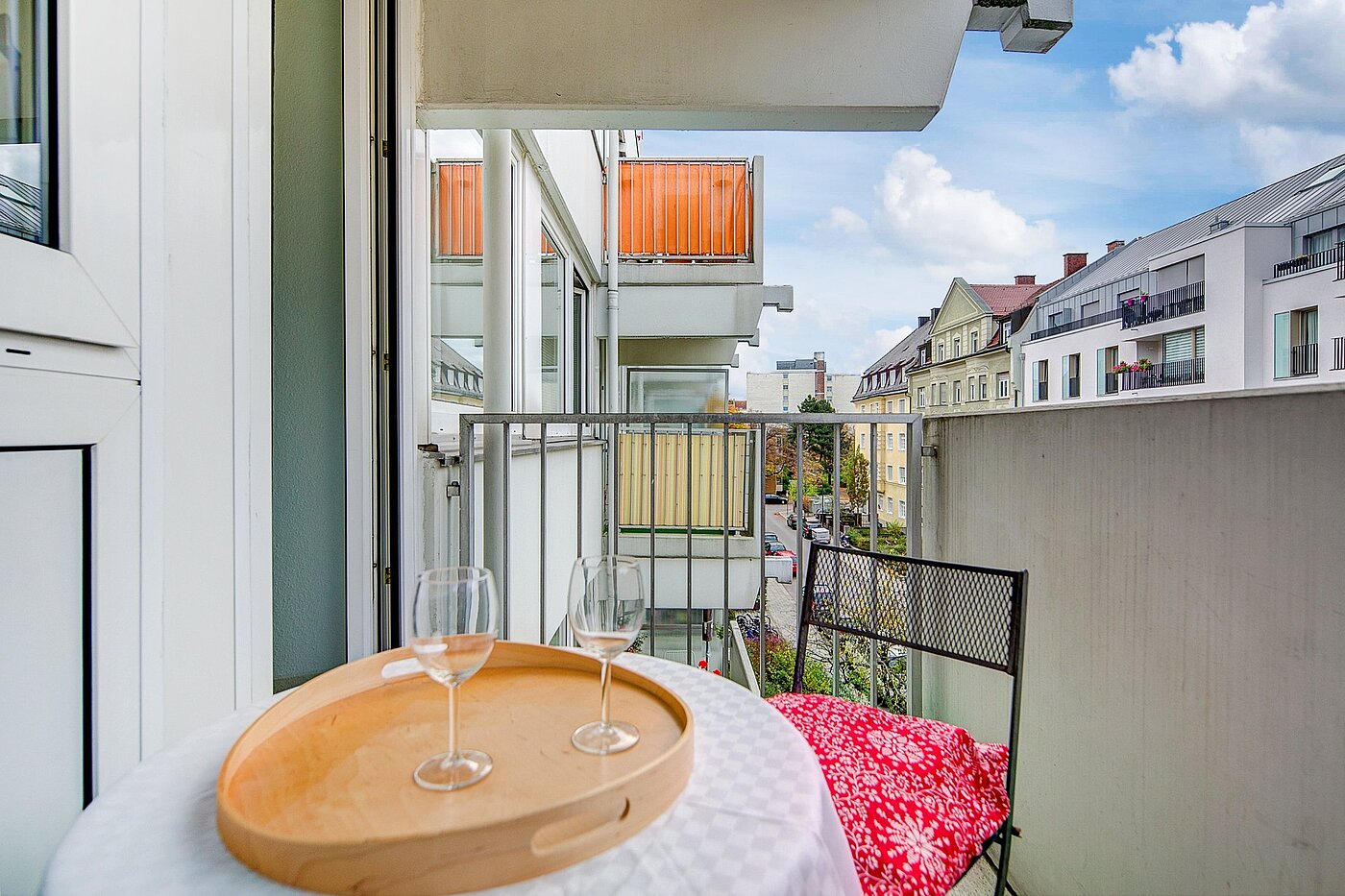 Appartement avec 1 pièce | München-Neuhausen | 1911ML8 | Sonniger Balkon