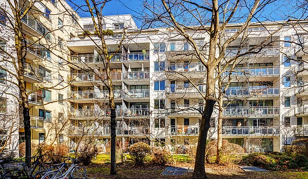 Appartement avec 2 pièces | München-Maxvorstadt | 70001 | Innenhofansicht