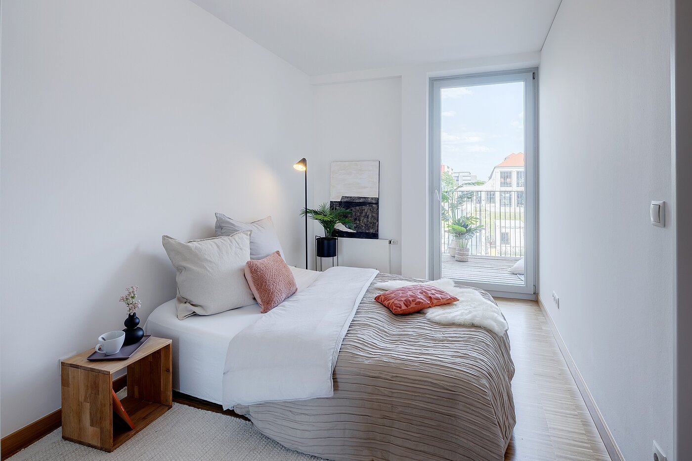 Appartement avec 2 pièces | München-Schwanthalerhöhe | 2206ML11 | Blick in das Schlafzimmer...