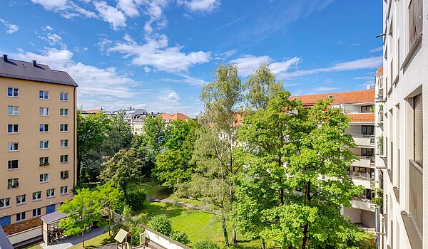 Appartement avec 3 pièces | 70046 | ...und begrünten Innenhof