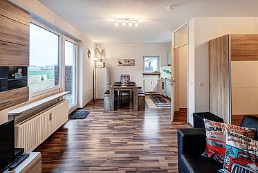 Karlsfeld : studio meublé avec grand balcon et vue sur la verdure - disponible prochainement