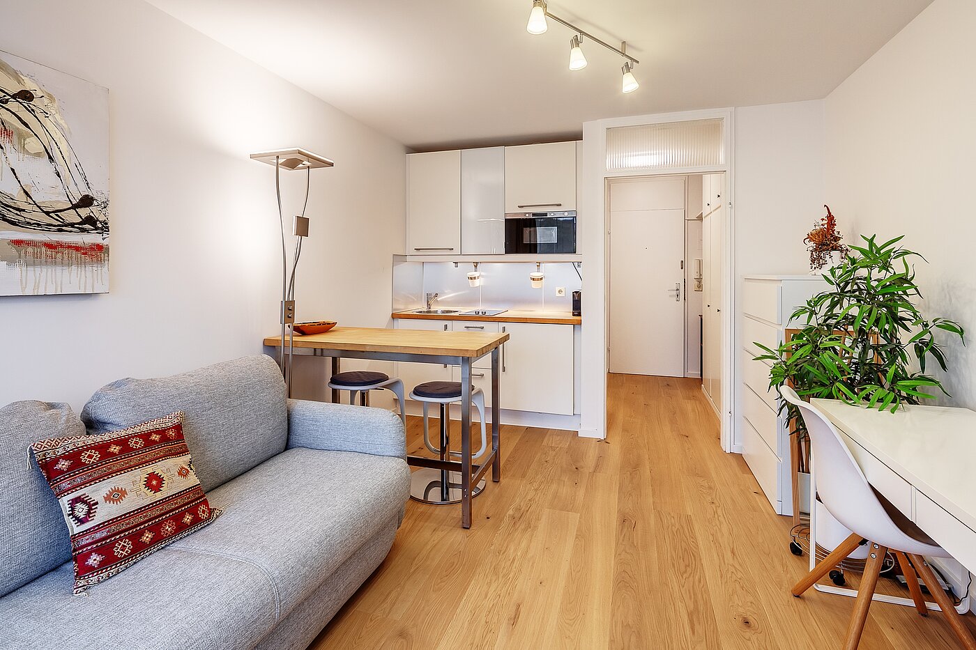 Appartement avec 1 pièce | München-Schwabing | 70475 | Wohnzimmer...