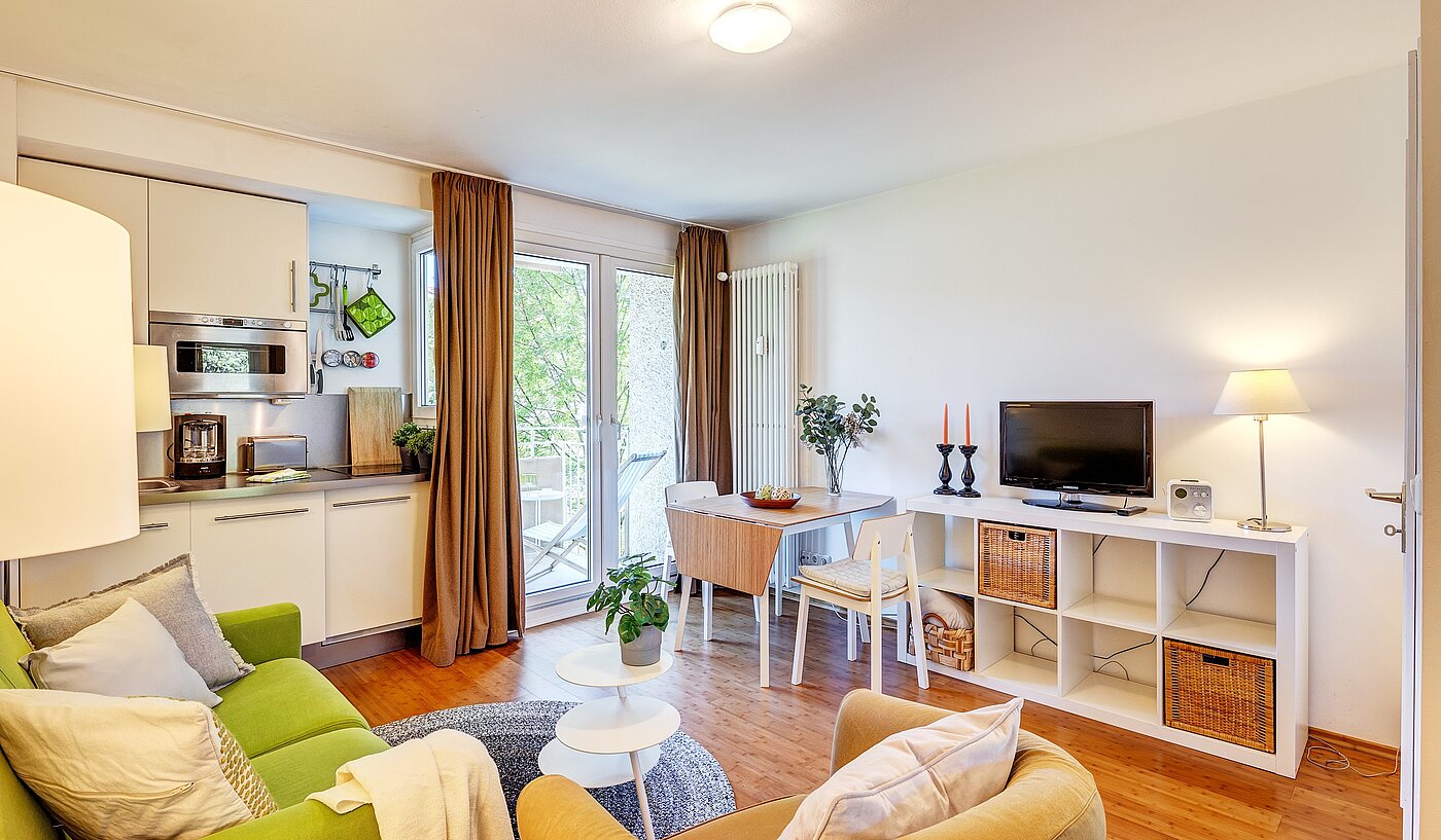 Appartement avec 1 pièce | München-Schwabing | 2210ML3 | Wohnen