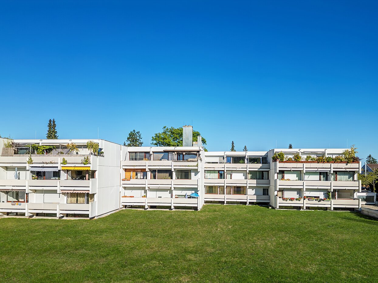 Apartment avec 2 pièces | München-Feldmoching | 70466 | Ansicht vom Innenhof aus
