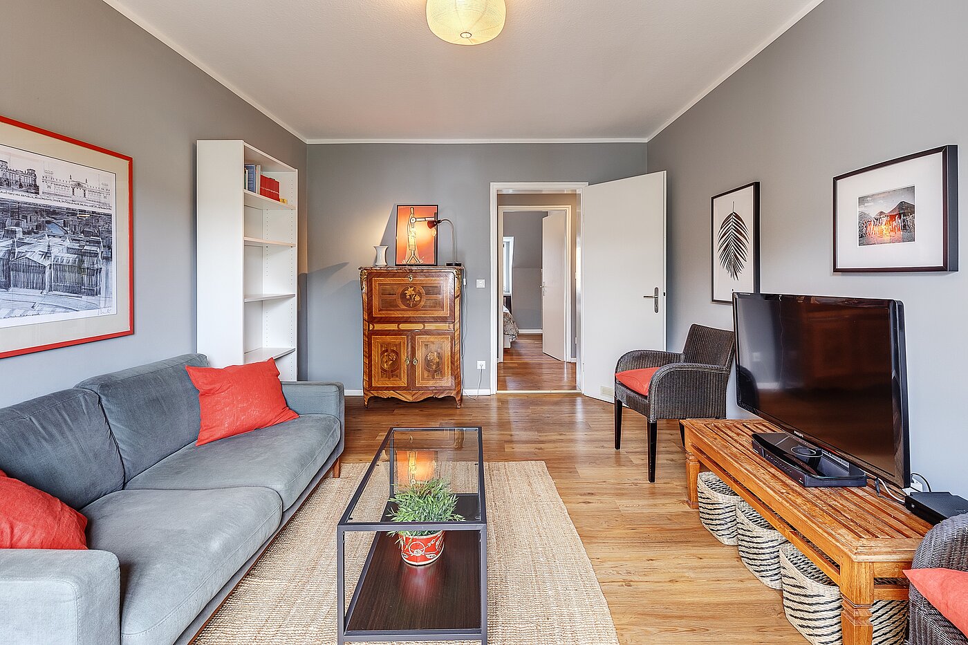 Appartement avec 2 pièces | München-Maxvorstadt | 2211ML6 | Blick zur Diele