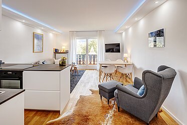 Bad Wiessee : Appartement de 2 pièces avec vue sur le lac et les montagnes