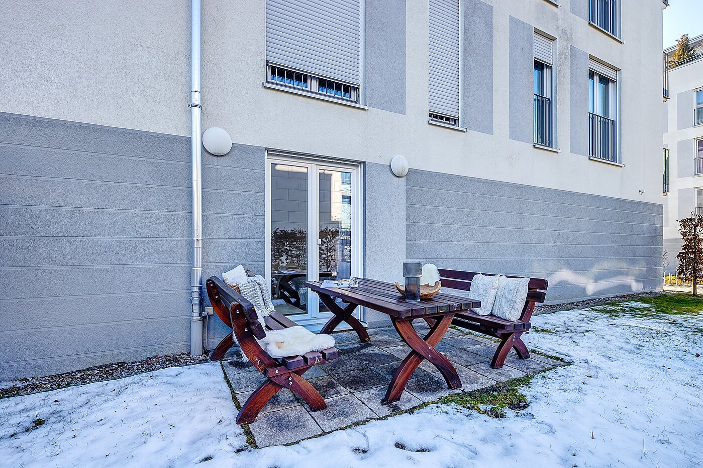 Appartement au rez-de-chaussée avec 2 pièces | München-Riem | 2201ML1 | Terrasse und...