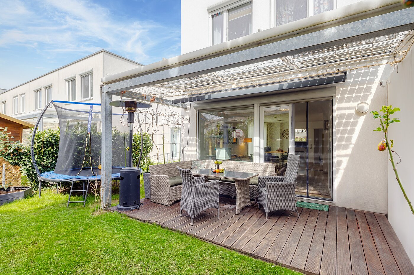 Maison jumelée avec 5 pièces | Unterföhring | 70119 | Sonnige Terrasse