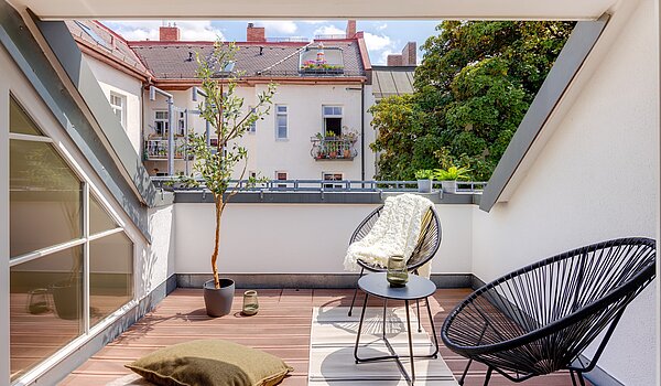 Appartement au dernier étage avec 1 pièce | München-Sendling | 700402 | Herrliche Sonnenstunden