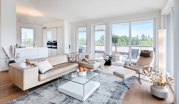 Penthouse avec 3.5 pièces | München-Oberföhring | 70237 | Großzügiges und helles...