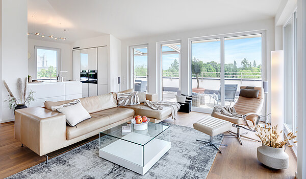 Penthouse avec 3.5 pièces | München-Oberföhring | 70237 | Großzügiges und helles...