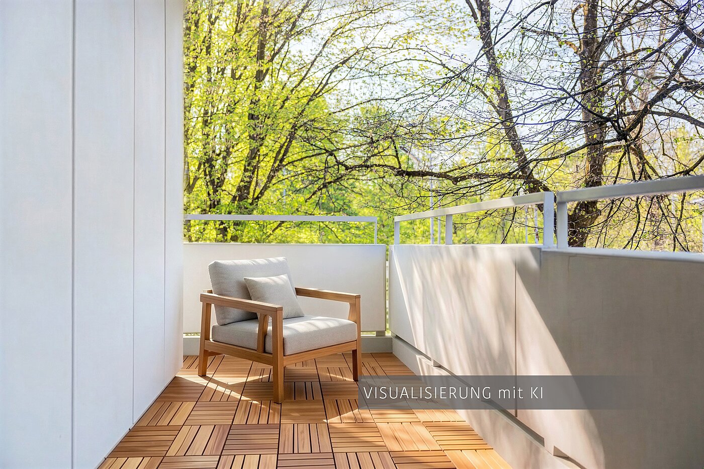 Appartement avec 3.5 pièces | München-Bogenhausen | 703052 | Sonniger Westbalkon ( Visualisierung mit KI )