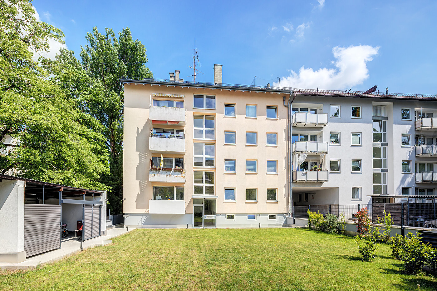 Appartement avec 2 pièces | München-Sendling-Westpark | 70413 | Gartenansicht