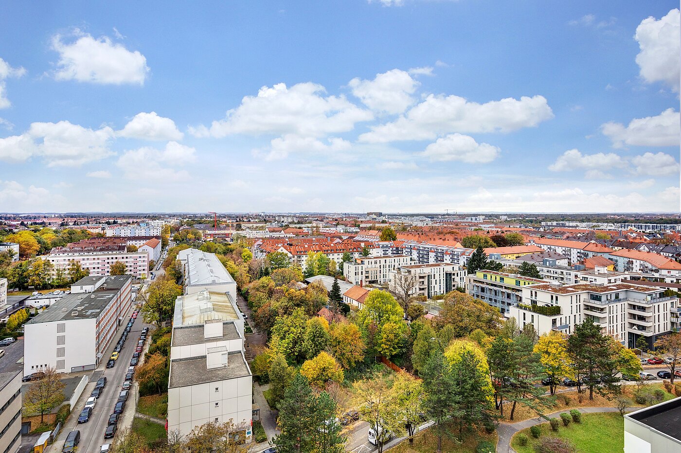 Appartement avec 1 pièce | München-Laim | 70175 | Blick über München...