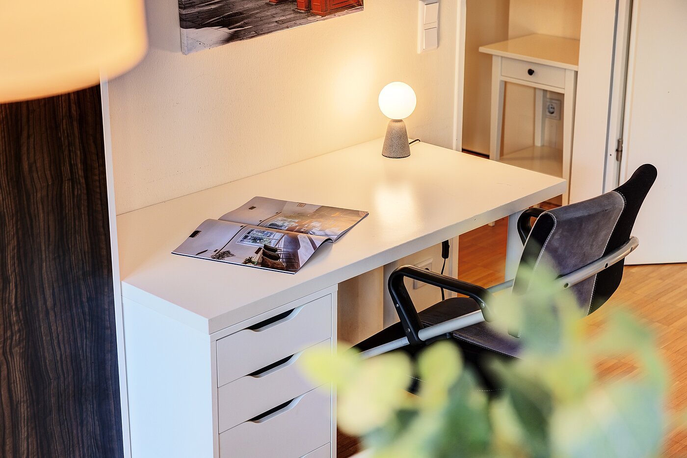 Appartement avec 2 pièces | München-Schwabing | 703161 | Schreibtisch
