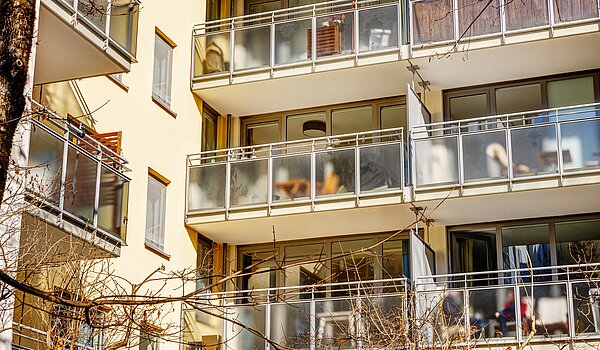 Appartement avec 2 pièces | München-Maxvorstadt | 70001 | Ansicht Balkon