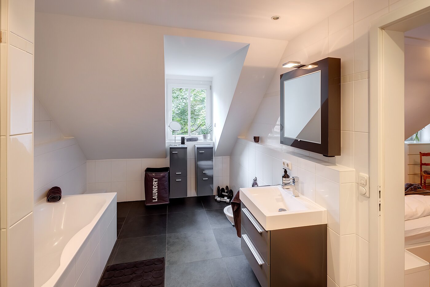 Appartement en duplex avec 2.5 pièces | München-Solln | 701961 | Tageslichtbad mit...