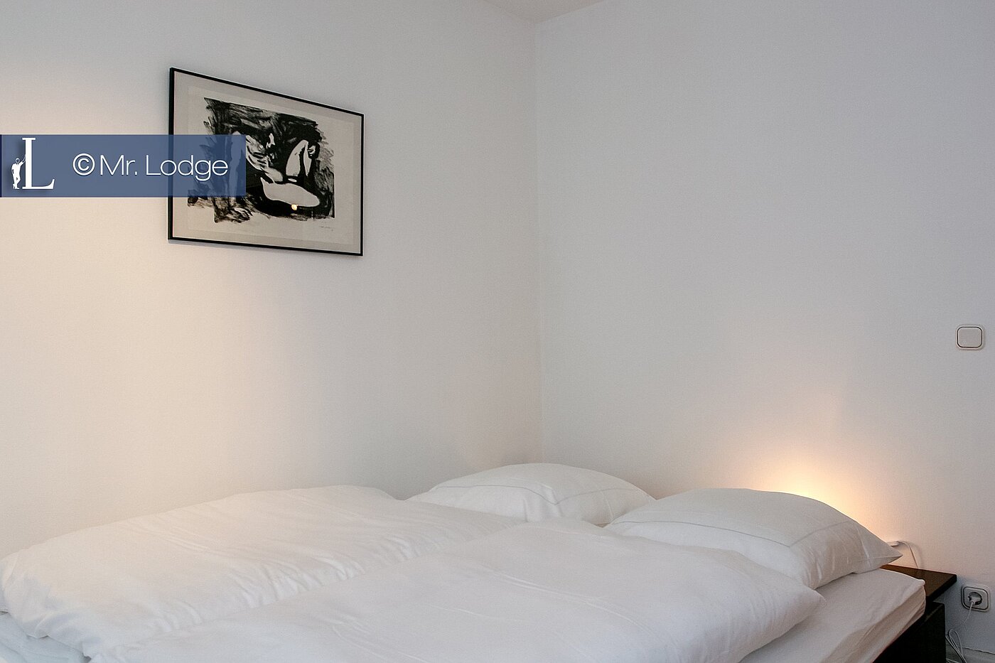 Appartement avec 2 pièces | München-Isarvorstadt | 1709ML2 | Bett, Schlafzimmer