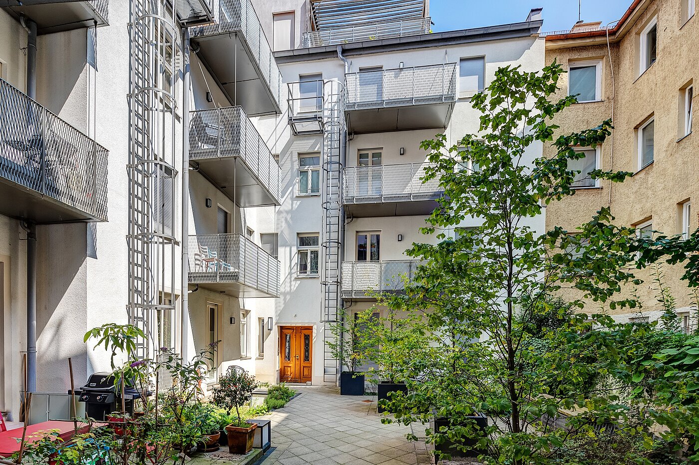 Appartement au rez-de-chaussée avec 1.5 pièces | München-Lehel | 70149 | Rückgebäude