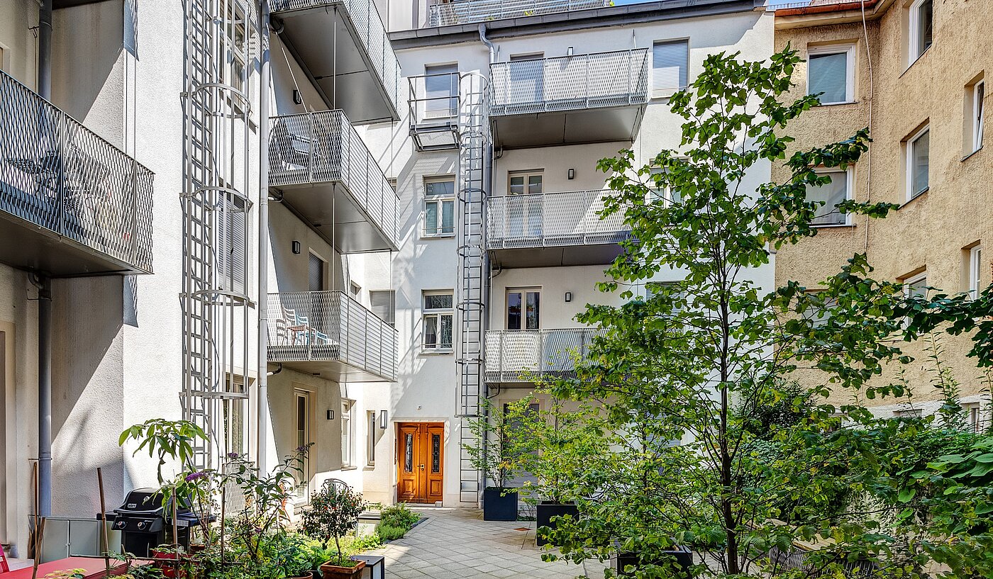 Appartement au rez-de-chaussée avec 1.5 pièces | München-Lehel | 70149 | Rückgebäude