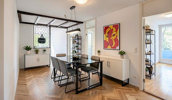 Appartement avec 3.5 pièces | München-Bogenhausen | 703051 | Möglicher Essplatz - (KI generiert)
