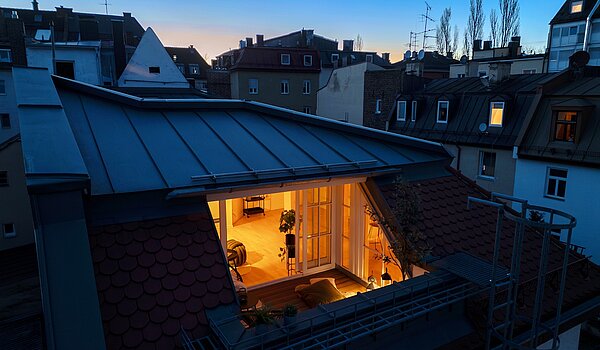 Appartement au dernier étage avec 1 pièce | München-Sendling | 700402 | Dämmerungs-Stimmung